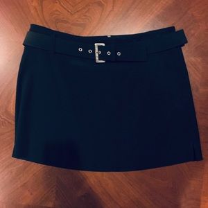 Bebe black mini skirt